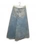 MM6 Maison Margiela (エムエムシックスメゾンマルジェラ) 19SSワイドレッグデニムデニムパンツ　S32LA0173 インディゴ サイズ:40：15000円