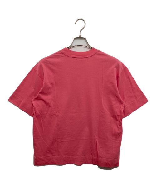 MARNI（マルニ）MARNI (マルニ) ロゴプリント入りオーバーサイズ半袖Tシャツ　THJET49EPB SCP89 ピンク サイズ:38の古着・服飾アイテム