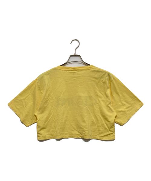 CELINE（セリーヌ）CELINE (セリーヌ) クロップドロゴTシャツ　2X761671Q イエロー サイズ:Mの古着・服飾アイテム