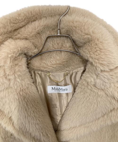 MaxMara（マックスマーラ）MaxMara (マックスマーラ) テディベア ケープ コート　24147311416 アイボリー サイズ:SMの古着・服飾アイテム