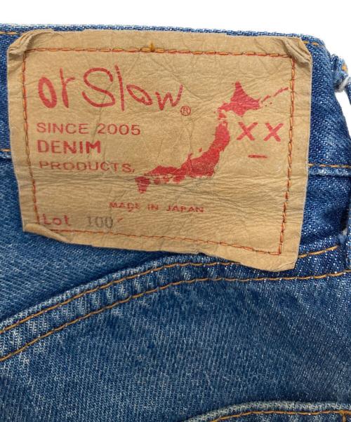 orSlow（オアスロウ）orSlow (オアスロウ) SUPER DAD'S DENIM PANTS USED　スーパーダッズデニムパンツユーズド　100 インディゴ サイズ:Mの古着・服飾アイテム