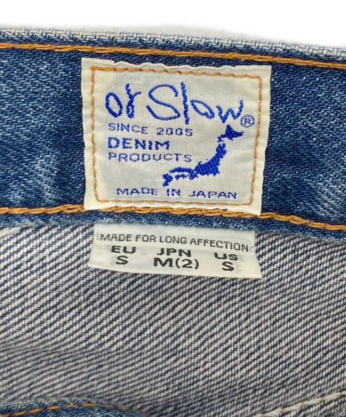 orSlow（オアスロウ）orSlow (オアスロウ) SUPER DAD'S DENIM PANTS USED　スーパーダッズデニムパンツユーズド　100 インディゴ サイズ:Mの古着・服飾アイテム