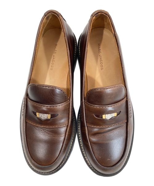 MARC JACOBS（マークジェイコブス）MARC JACOBS (マークジェイコブス) A.P.C. (アーペーセー) THE PENNY LOAFER ブラウン サイズ:38の古着・服飾アイテム