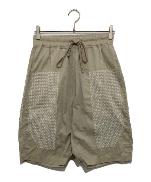 RICK OWENS（リックオウエンス）RICK OWENS (リックオウエンス) サルエルハーフパンツ　RP16S9310-MSPX ベージュ サイズ:38の古着・服飾アイテム
