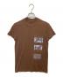 RICK OWENS DRKSHDW（リックオウエンス ダークシャドウ）の古着「プリントTシャツ」｜ブラウン