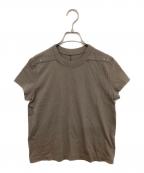RICK OWENSリックオウエンス）の古着「半袖カットソー RP19S6234-JAED1」｜ベージュ