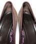 中古・古着 GUCCI (グッチ) スウェードGGヒールパンプス ブラウン サイズ: 6 1/2：10000円