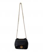 Chloeクロエ）の古着「エルシーチェーンショルダーバッグ」｜ブラック