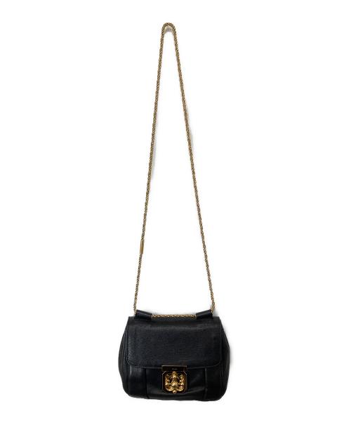 Chloe（クロエ）Chloe (クロエ) エルシーチェーンショルダーバッグ ブラックの古着・服飾アイテム