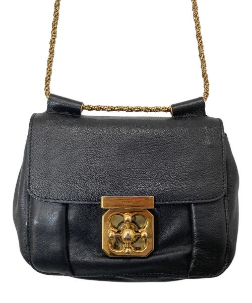 Chloe（クロエ）Chloe (クロエ) エルシーチェーンショルダーバッグ ブラックの古着・服飾アイテム