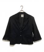 CLANEクラネ）の古着「LOOSE BELL SLEEVE JACKET ルーズ ベル スリーブ ジャケット 16103-0412」｜ブラック