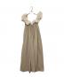 THETOE (ザ トゥー) Erie frills ノースリーブワンピース TT24210019 ベージュ サイズ:M：23000円