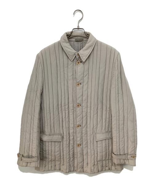 BOTTEGA VENETA（ボッテガベネタ）BOTTEGA VENETA (ボッテガベネタ) シルクキルティングジャケット ベージュ サイズ:52の古着・服飾アイテム