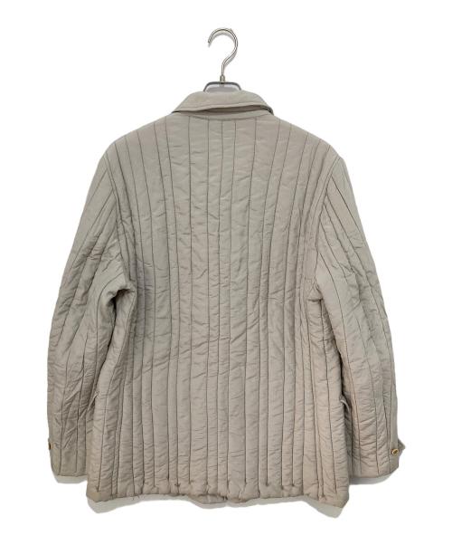 BOTTEGA VENETA（ボッテガベネタ）BOTTEGA VENETA (ボッテガベネタ) シルクキルティングジャケット ベージュ サイズ:52の古着・服飾アイテム