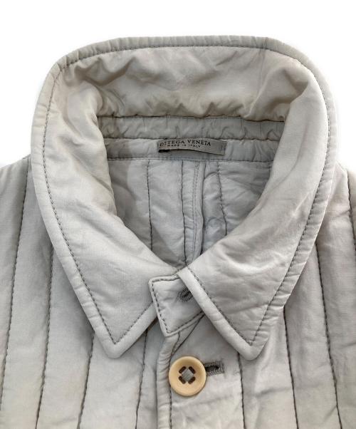 BOTTEGA VENETA（ボッテガベネタ）BOTTEGA VENETA (ボッテガベネタ) シルクキルティングジャケット ベージュ サイズ:52の古着・服飾アイテム