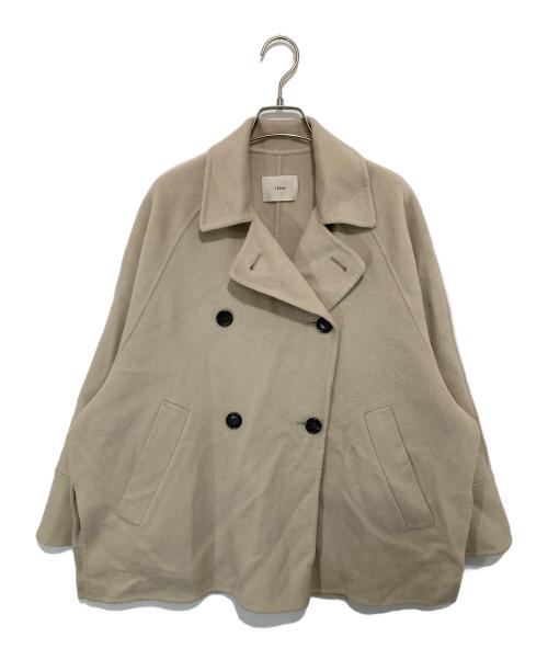 IENA（イエナ）IENA (イエナ) スーパー160ダブルフェイス ショートコート ベージュ サイズ:36の古着・服飾アイテム
