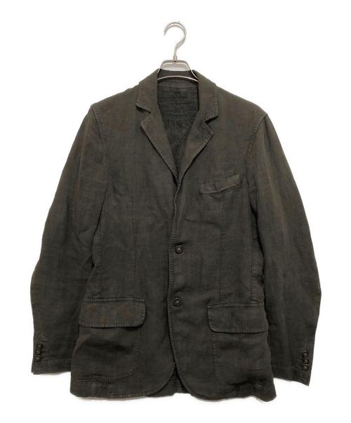 ETRO（エトロ）ETRO (エトロ) リネンジャケット カーキ サイズ:Sの古着・服飾アイテム