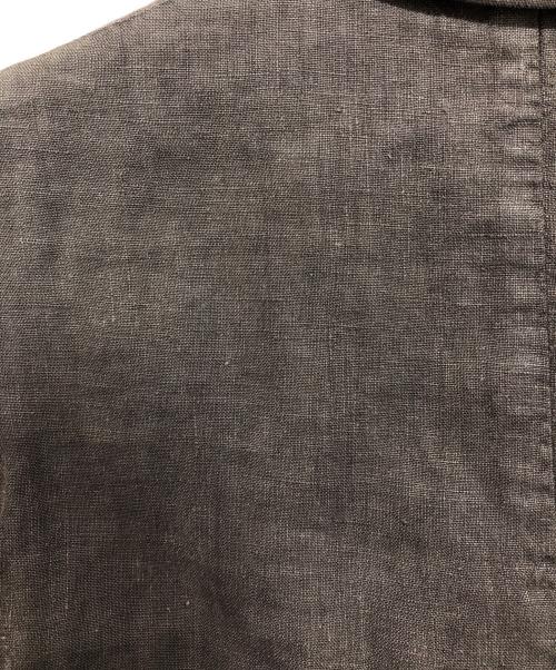ETRO（エトロ）ETRO (エトロ) リネンジャケット カーキ サイズ:Sの古着・服飾アイテム