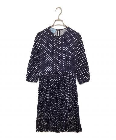 中古・古着通販】PRADA (プラダ) ドットプリーツワンピース P3609R181 中古・古着通販】PRADA (プラダ) ドットプリーツワンピース P3609R181