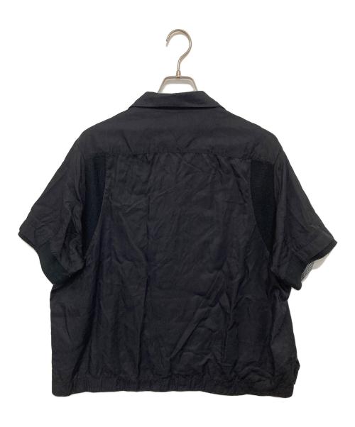 sacai（サカイ）sacai (サカイ) Cotton Twill Bowling Shirt コットンツイルボーリングシャツ ブラック サイズ:1の古着・服飾アイテム