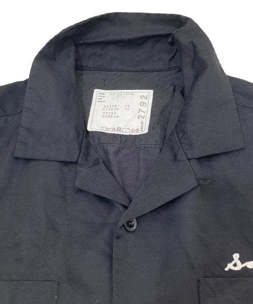 sacai（サカイ）sacai (サカイ) Cotton Twill Bowling Shirt コットンツイルボーリングシャツ ブラック サイズ:1の古着・服飾アイテム