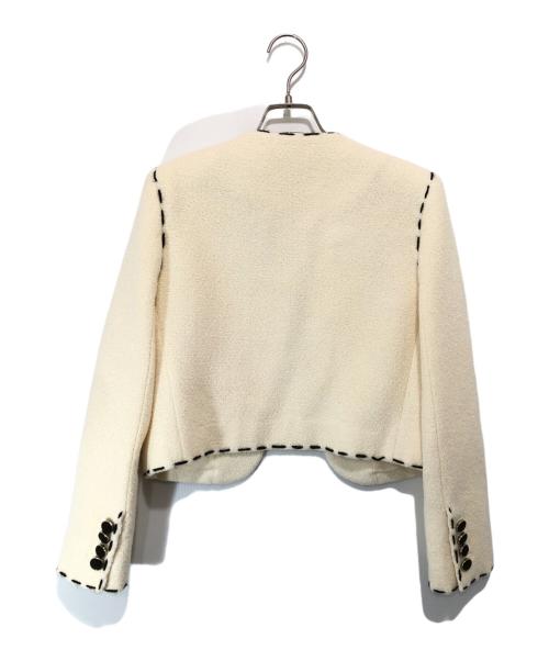 sheller（シェリエ）sheller (シェリエ) ステッチツイードセットアップ ベージュ サイズ:FREEの古着・服飾アイテム