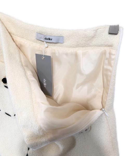 sheller（シェリエ）sheller (シェリエ) ステッチツイードセットアップ ベージュ サイズ:FREEの古着・服飾アイテム