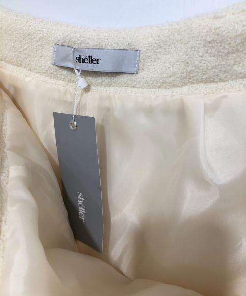 sheller（シェリエ）sheller (シェリエ) ステッチツイードセットアップ ベージュ サイズ:FREEの古着・服飾アイテム