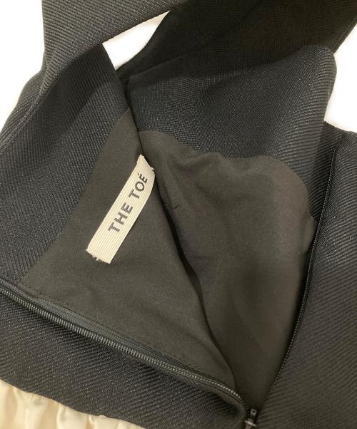 THETOE（ザ トゥー）THETOE (ザ トゥー) Ifestou Frill Top イフェストウフリルトップ ブラック サイズ:Sの古着・服飾アイテム