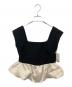 THETOE（ザ トゥー）の古着「Ifestou Frill Top イフェストウフリルトップ」｜ブラック