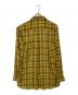 DRIES VAN NOTEN (ドリスヴァンノッテン) シアーチェックシャツ イエロー サイズ:S：28000円