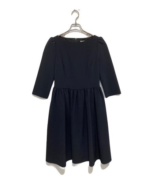 FOXEY NEWYORK（フォクシーニューヨーク）FOXEY NEWYORK (フォクシーニューヨーク) DRESS WINTER WONDER ドレス ウィンター ワンダー 39842-NS000100PR ネイビー サイズ:38の古着・服飾アイテム