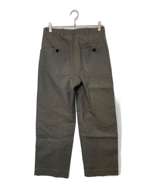JIL SANDER（ジルサンダー）JIL SANDER (ジルサンダー) ワイドチノパンツ  グレー サイズ:34の古着・服飾アイテム