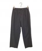ATONエイトン）の古着「KYOTO TSURIZOME COTTON WIDE EAZY PANTS コットンワイドイージーパンツ」｜グレー