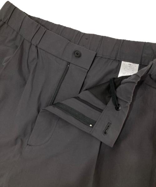 ATON（エイトン）ATON (エイトン) KYOTO TSURIZOME COTTON WIDE EAZY PANTS コットンワイドイージーパンツ グレー サイズ:04の古着・服飾アイテム