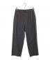 ATON（エイトン）の古着「KYOTO TSURIZOME COTTON WIDE EAZY PANTS コットンワイドイージーパンツ」｜グレー