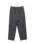 ATON (エイトン) KYOTO TSURIZOME COTTON WIDE EAZY PANTS コットンワイドイージーパンツ グレー サイズ:04：10000円
