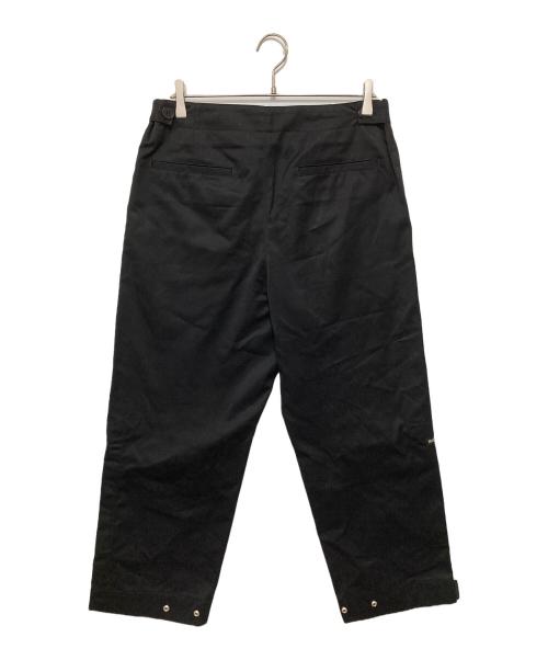 JIL SANDER（ジルサンダー）JIL SANDER (ジルサンダー) ジップトラウザーパンツ ブラック サイズ:46の古着・服飾アイテム