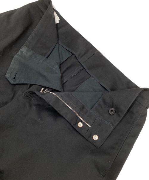 JIL SANDER（ジルサンダー）JIL SANDER (ジルサンダー) ジップトラウザーパンツ ブラック サイズ:46の古着・服飾アイテム
