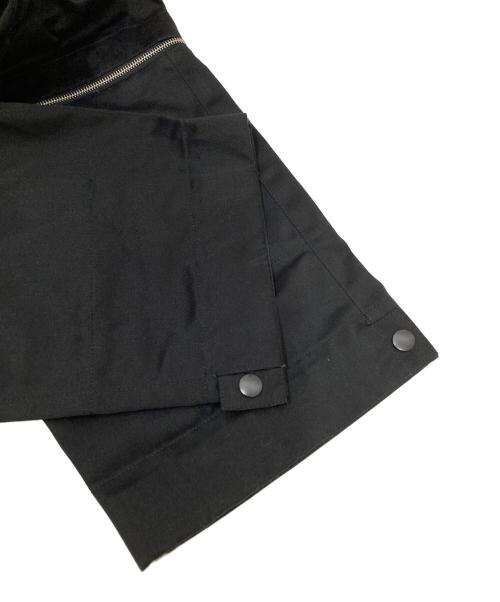 JIL SANDER（ジルサンダー）JIL SANDER (ジルサンダー) ジップトラウザーパンツ ブラック サイズ:46の古着・服飾アイテム