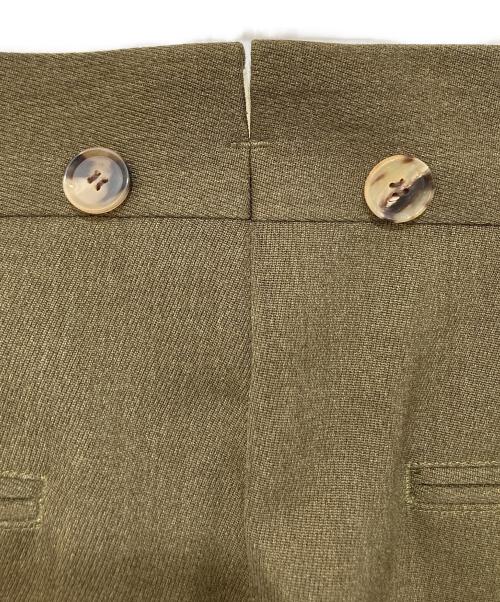 HUM VENT（ヒューベント）HUM VENT (ヒューベント) SOLIS CAVALRY TROUSERS ソリスキャバリートラウザーズ カーキ サイズ:2の古着・服飾アイテム