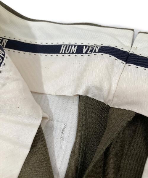 HUM VENT（ヒューベント）HUM VENT (ヒューベント) SOLIS CAVALRY TROUSERS ソリスキャバリートラウザーズ カーキ サイズ:2の古着・服飾アイテム