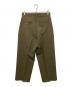 HUM VENT (ヒューベント) SOLIS CAVALRY TROUSERS ソリスキャバリートラウザーズ カーキ サイズ:2：18000円