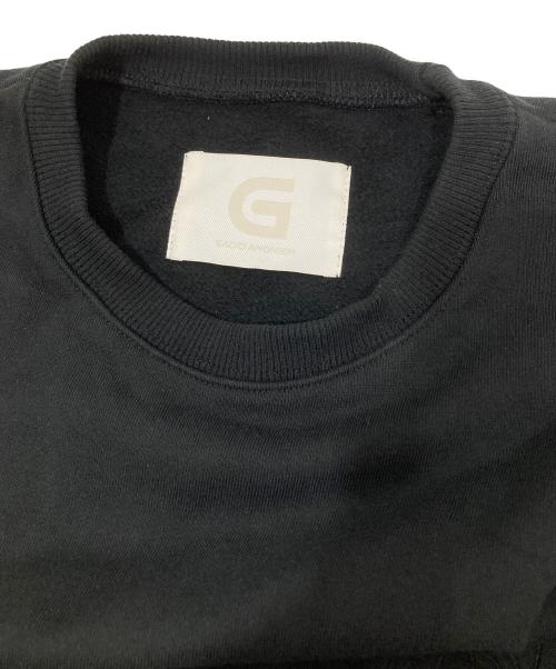 gadid anoniem（ガディッド アノニム）gadid anoniem (ガディッド アノニム) ロゴ刺繍スウェット ブラック サイズ:フリーの古着・服飾アイテム