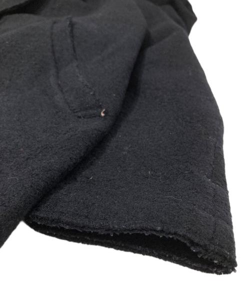 YOHJI YAMAMOTO（ヨウジヤマモト）YOHJI YAMAMOTO (ヨウジヤマモト) タイトノーカラーコート ネイビー サイズ:3の古着・服飾アイテム
