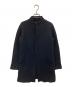 YOHJI YAMAMOTO（ヨウジヤマモト）の古着「タイトノーカラーコート」｜ネイビー