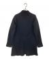 YOHJI YAMAMOTO (ヨウジヤマモト) タイトノーカラーコート ネイビー サイズ:3：14000円