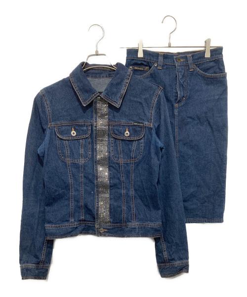 D&G（ディーアンドジー）D&G (ディーアンドジー) デニムセットアップ インディゴ サイズ:Sの古着・服飾アイテム