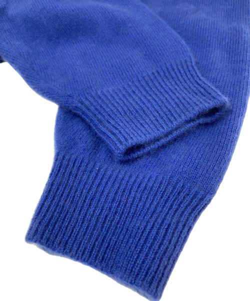 AURALEE（オーラリー）AURALEE (オーラリー) BABY CASHMERE KNIT CARDIGAN　ベビーカシミヤニットカーディガン ブルー サイズ:５の古着・服飾アイテム