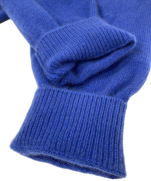 AURALEE（オーラリー）AURALEE (オーラリー) BABY CASHMERE KNIT CARDIGAN　ベビーカシミヤニットカーディガン ブルー サイズ:５の古着・服飾アイテム